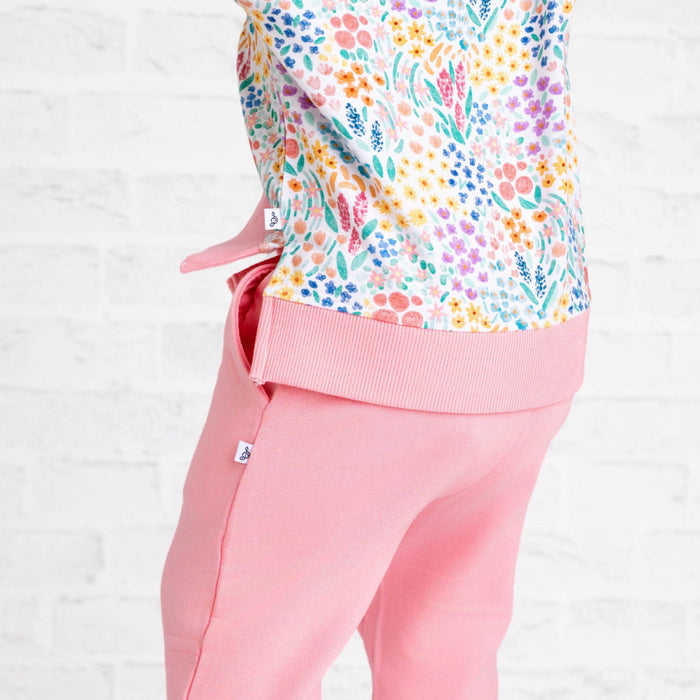 Whimsical Wildflower Kids Jogger Set - Jammie Session