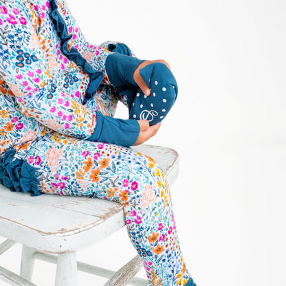 Whispering Wildflowers Ruffle Romper - Jammie Session