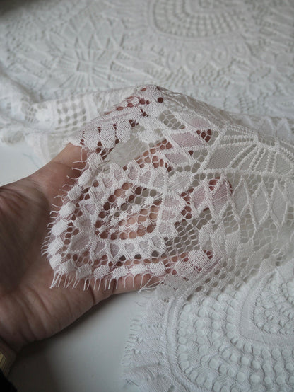 White Beatrice Scallop Lace