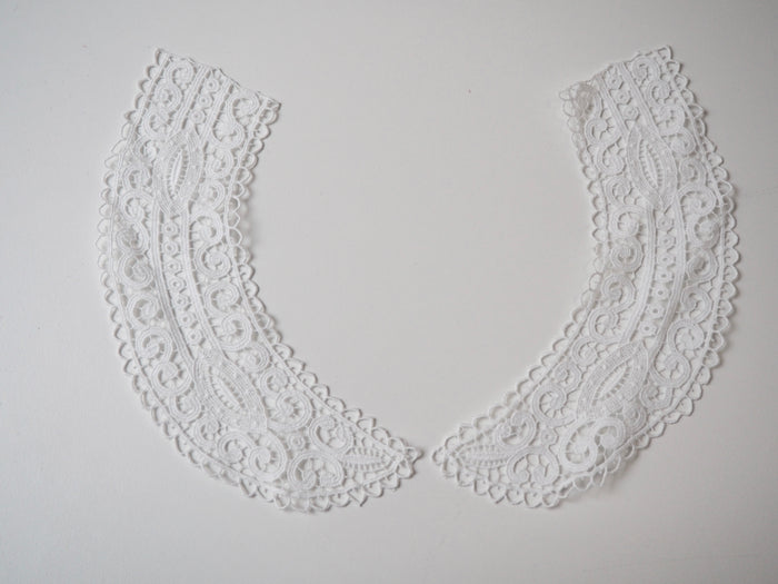 White Cotton Lace Collars