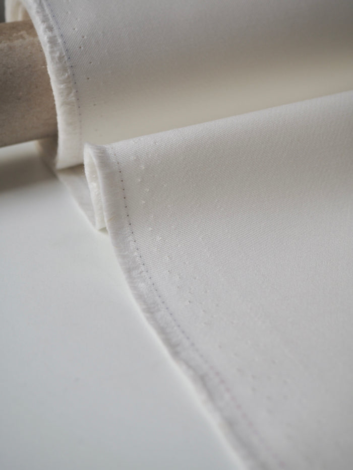White Double Cotton Twill