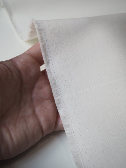 White Double Cotton Twill