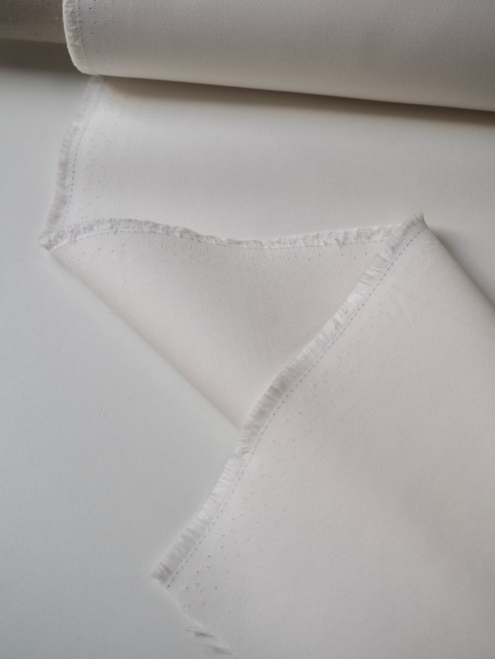 White Double Cotton Twill