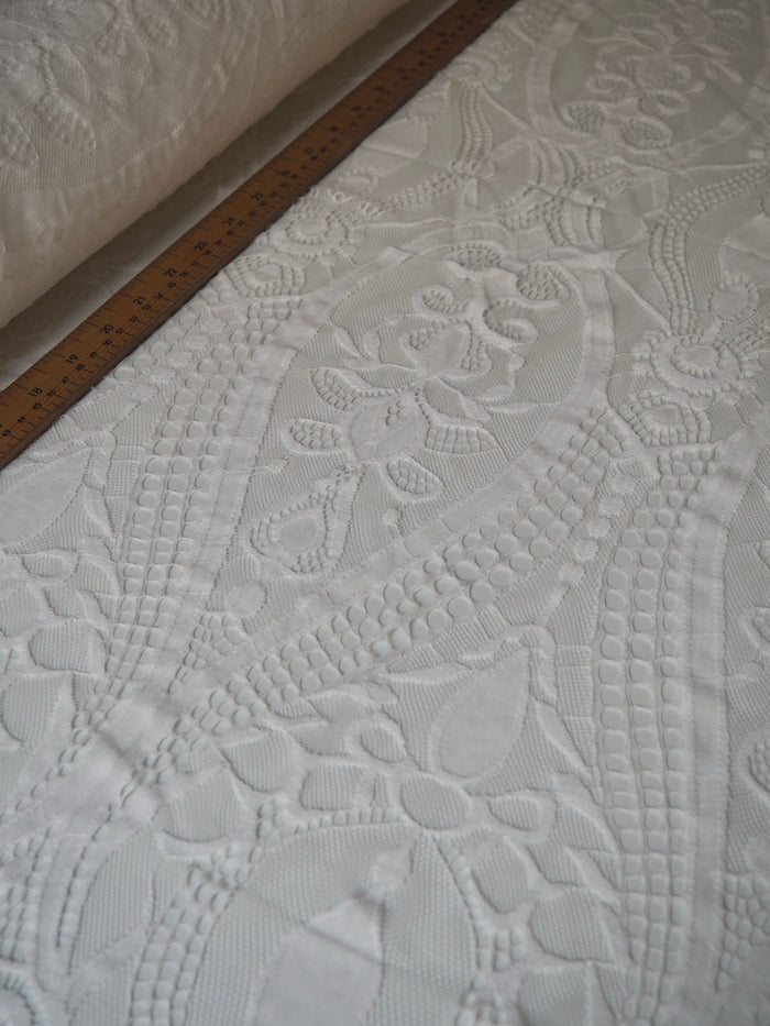 White Georgia Scallop Lace