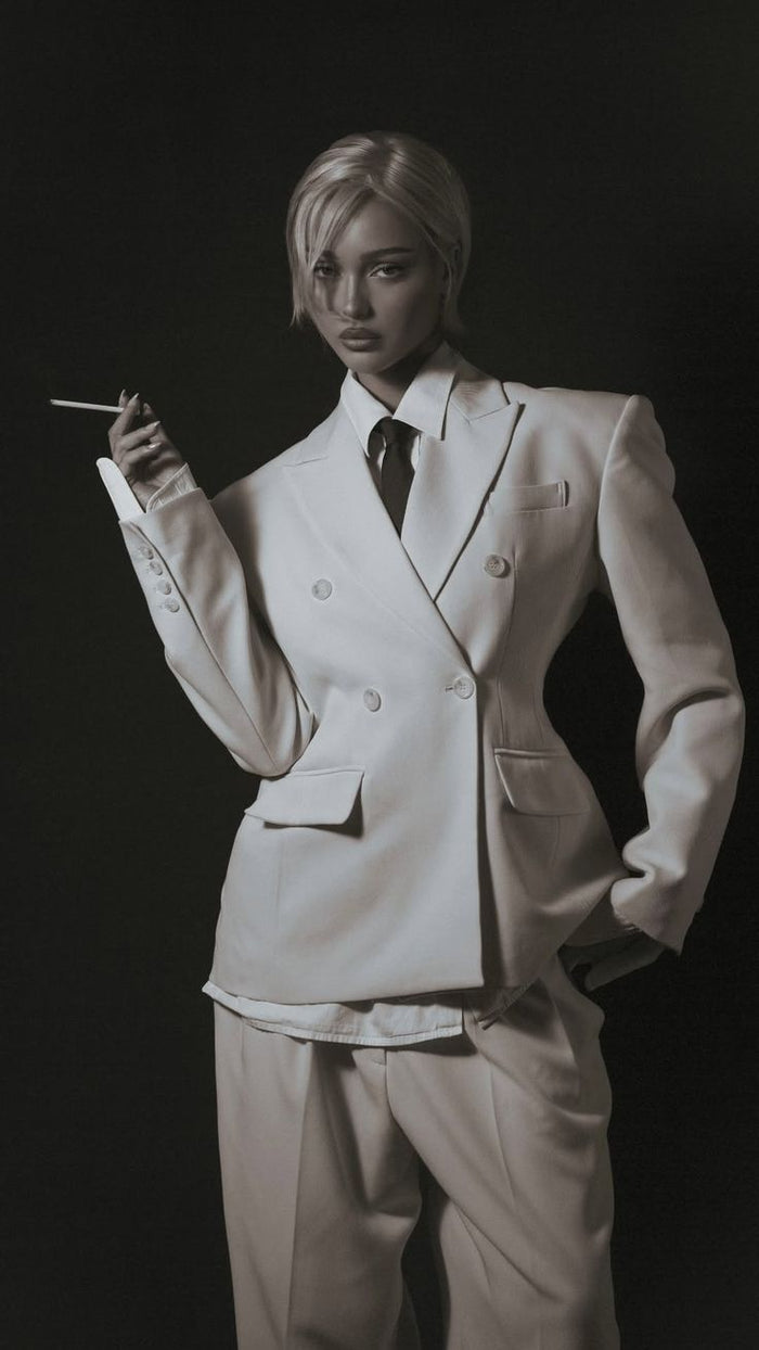 White Girls Prom Suit 2-pc Jacket Pants