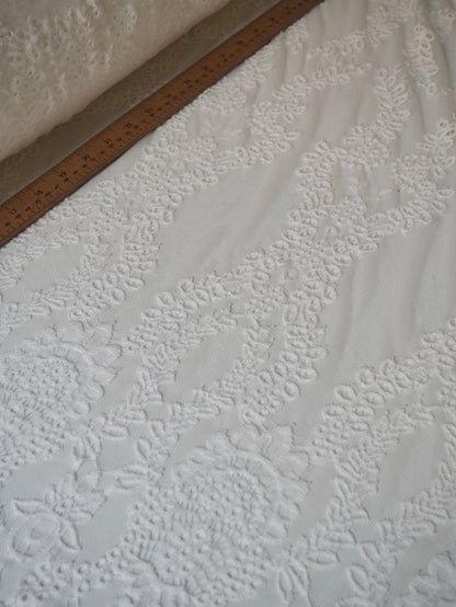 White Helena Scallop Lace