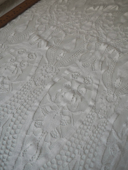 White Louise Scallop Lace