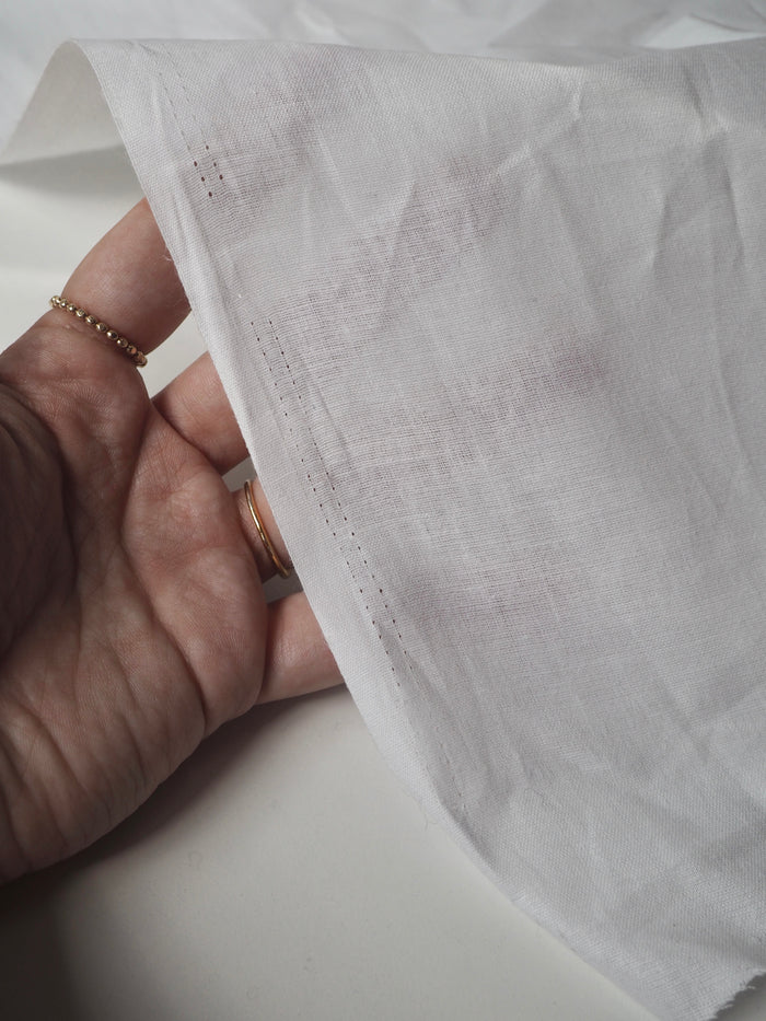 White Plain Weave Cotton