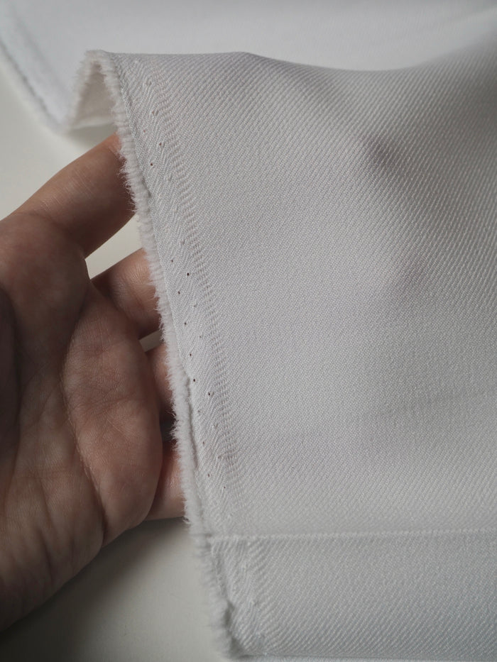 White Polyester Twill