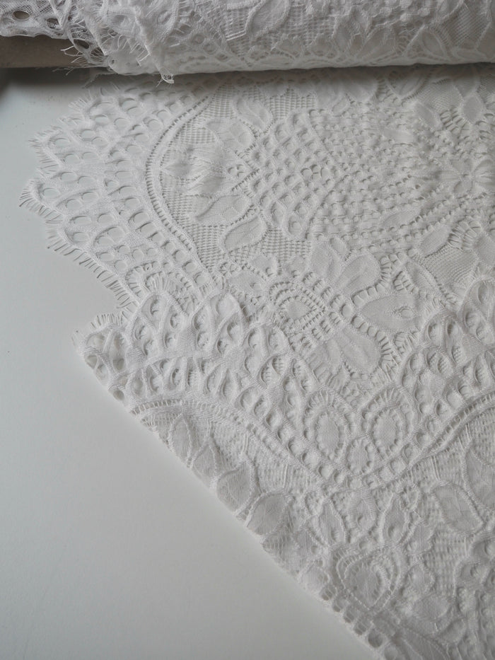 White Victoria Scallop Lace