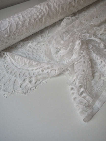 White Victoria Scallop Lace