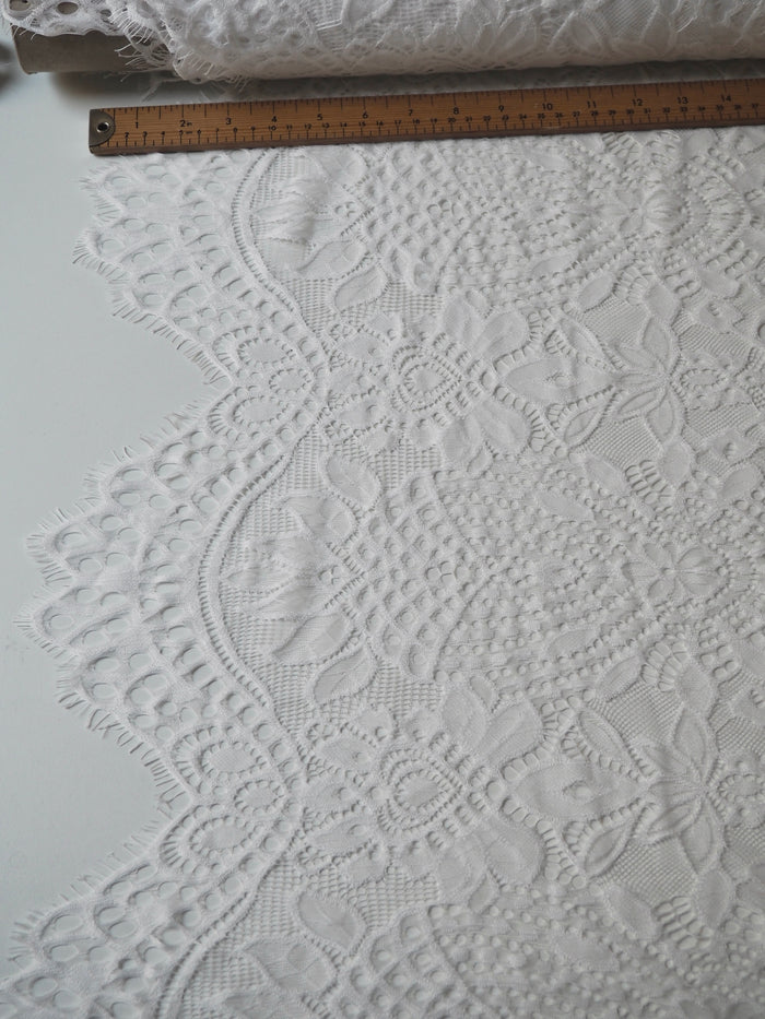 White Victoria Scallop Lace