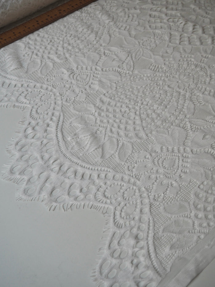 White Victoria Scallop Lace