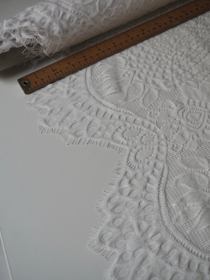White Victoria Scallop Lace