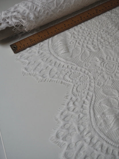 White Victoria Scallop Lace