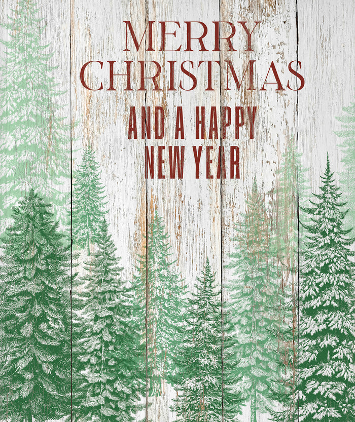 Winter Forest  IOD 12 x 12 Decor Stamp