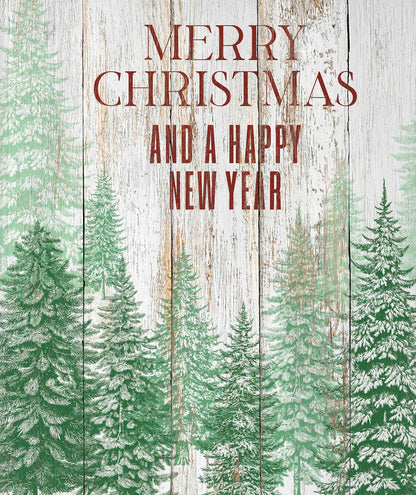 Winter Forest  IOD 12 x 12 Decor Stamp