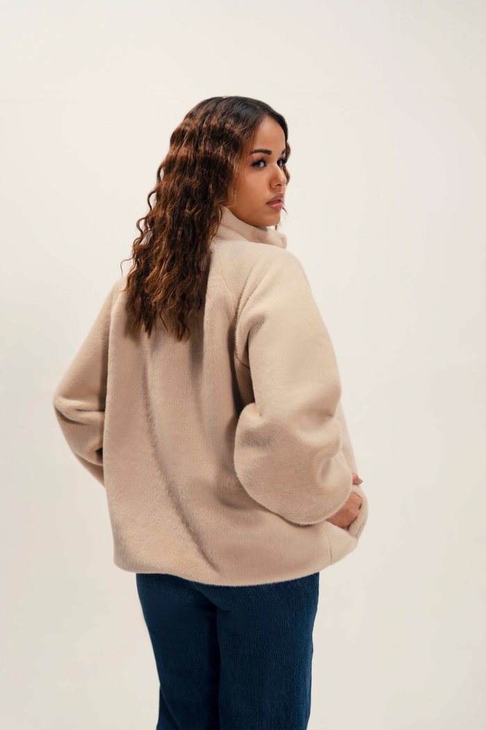 Women Oversized Fur Jacket