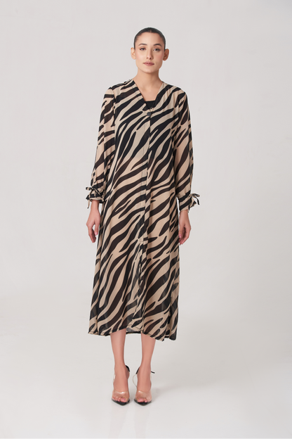 Women's Animal Printed Long Dress