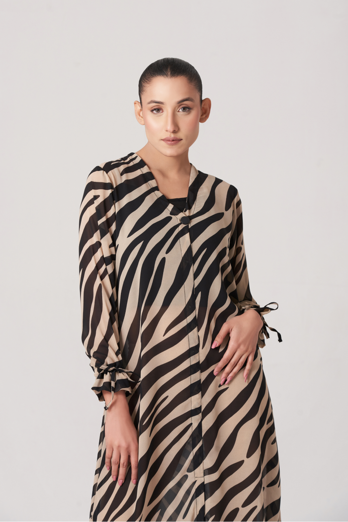 Women's Animal Printed Long Dress