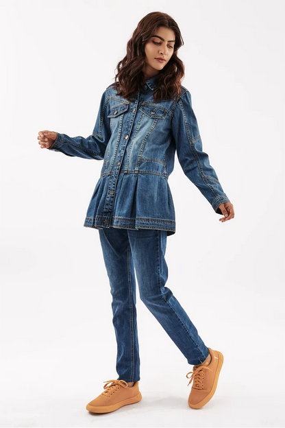 Women's Denim Blouse Jacket
