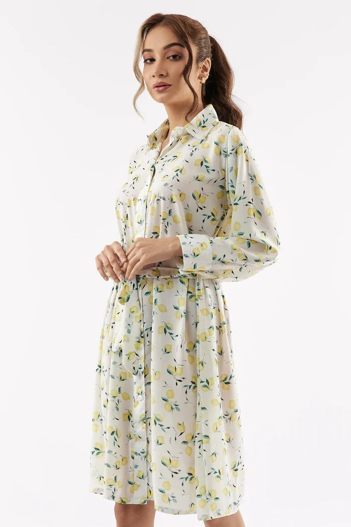 Women's Floral Print Long Dress