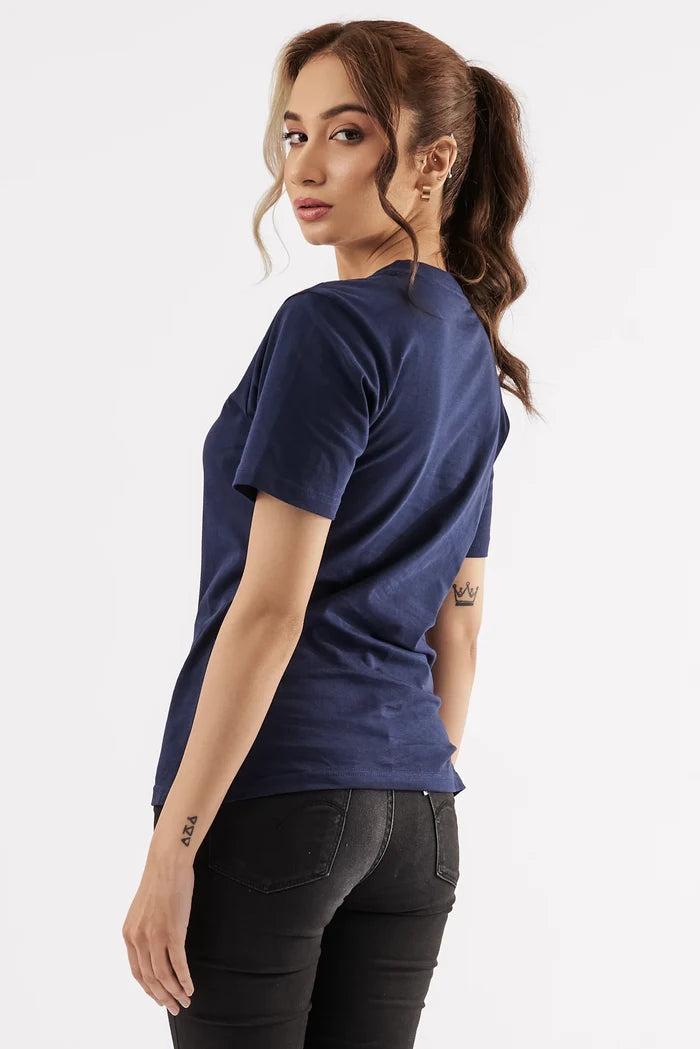 Women's Self-Compassion Graphic T-Shirt Blue