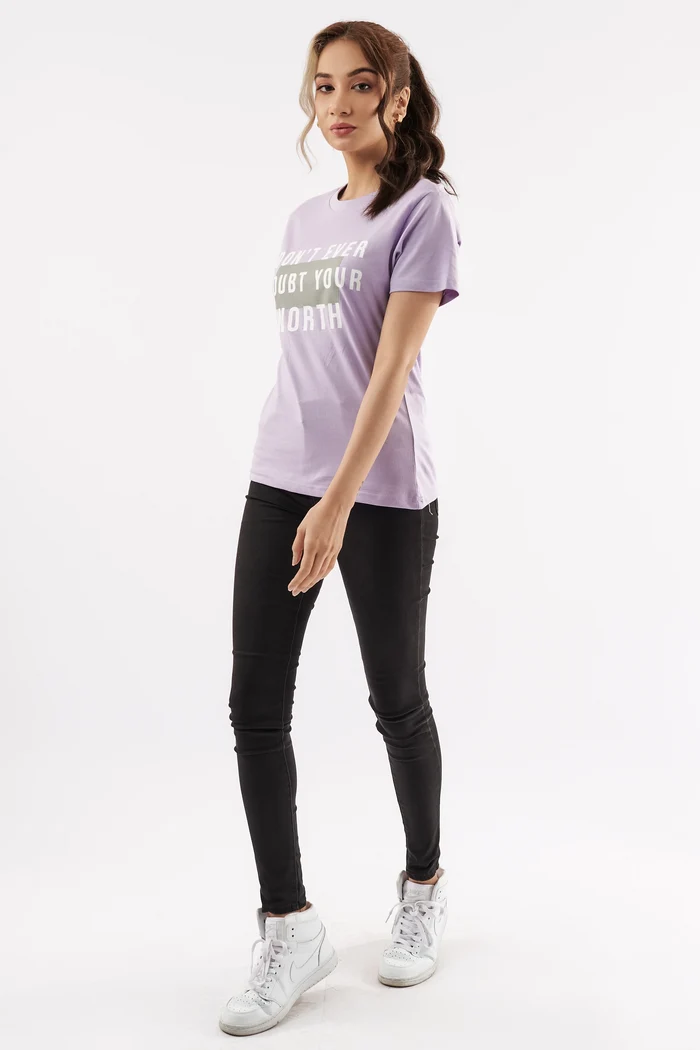 Women's Statement T-Shirt Purple