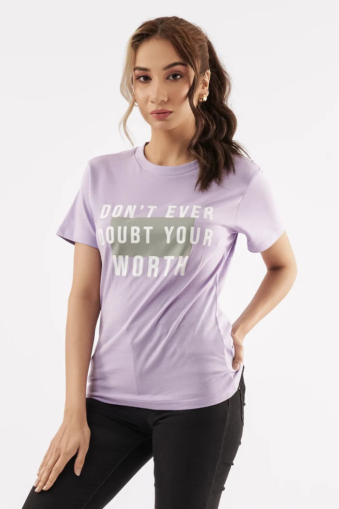 Women's Statement T-Shirt Purple