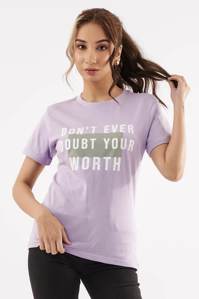 Women's Statement T-Shirt Purple
