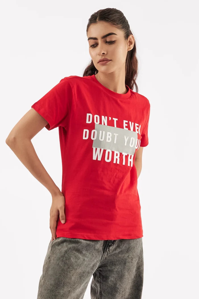 Women's Statement T-Shirt Red
