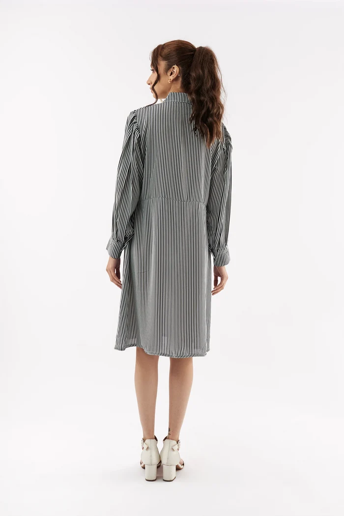 Women's Striped Button Down Maxi