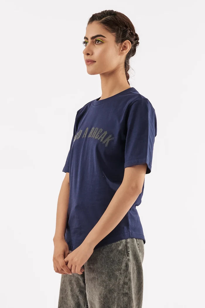 Women's Vacation Vibes T-Shirt Navy