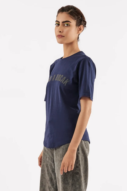 Women's Vacation Vibes T-Shirt Navy