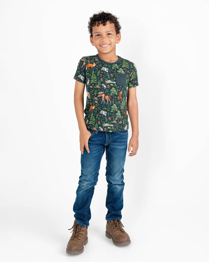 Wood You Be My Friend Kids' Short Sleeve T-shirt - Jammie Session