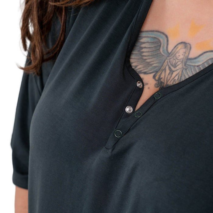 Wood You Be My Friend Solid Women's Muumuu Lounge Tee (ONE SIZE FITS XS - XXL) - Jammie Session