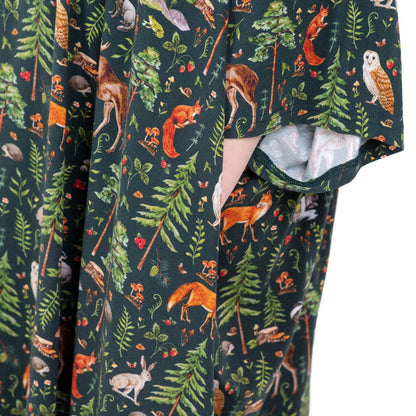 Wood You Be My Friend Women's Muumuu Lounge Tee (ONE SIZE FITS XS - XXL) - Jammie Session
