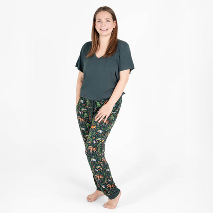 Wood You Be My Friend Women's Solid Short Sleeve T-shirt - Jammie Session