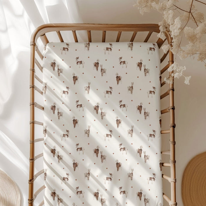 Wooly Sleepy TENCEL‚Ñ¢ Modal Crib Sheet - Jammie Session