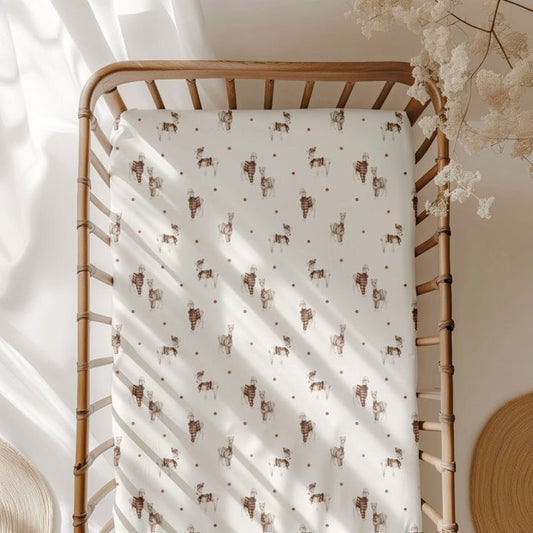 Wooly Sleepy TENCEL‚Ñ¢ Modal Crib Sheet - Jammie Session