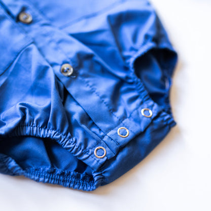 Workshirt Romper - BLUE