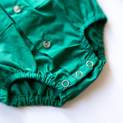 Workshirt Romper - GREEN