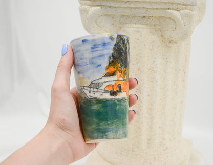 Yacht on Fire Cup - Juice Ceramics