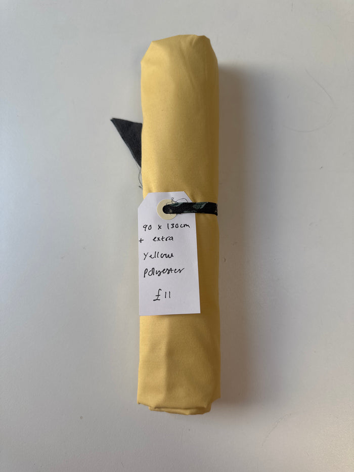 Yellow Polyester Remnant