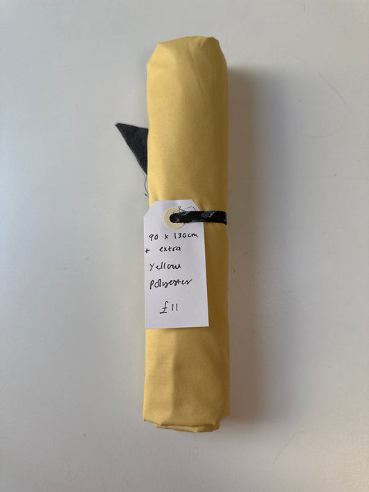 Yellow Polyester Remnant
