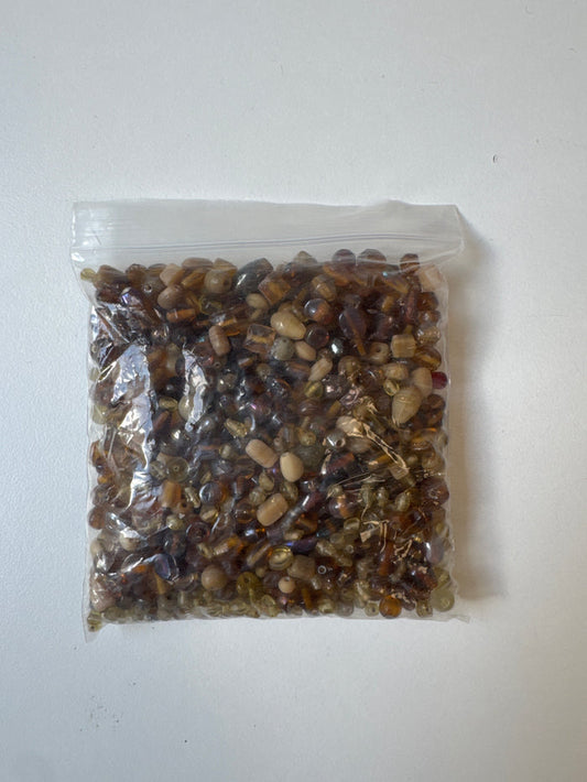 Yellow Tone Glass Bead Mix 235g
