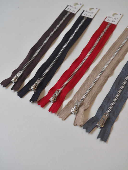 YKK 18cm/7inch Metal Teeth Zips