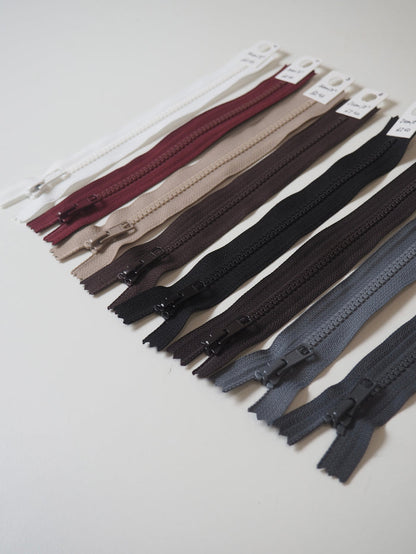 YKK 20cm/8inch Chunky Plastic Teeth Zips