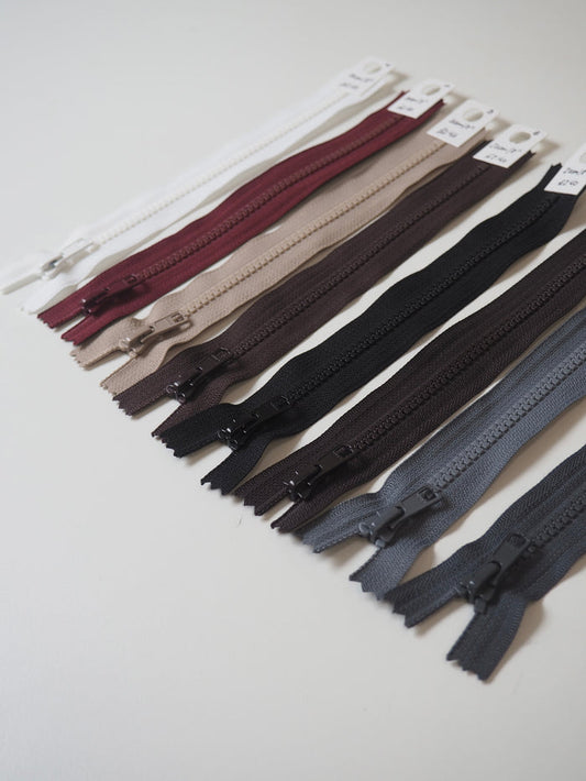 YKK 20cm/8inch Chunky Plastic Teeth Zips