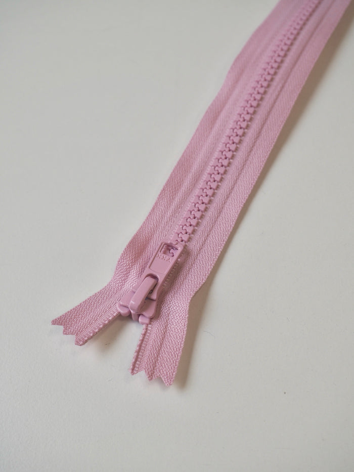 YKK 23cm/9" Pastel Pink Chunky Plastic Teeth Zips